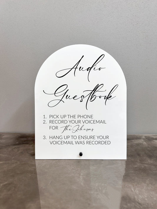 Audio Guestbook Sign