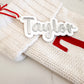 Christmas stocking name tags