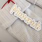 Christmas stocking name tags