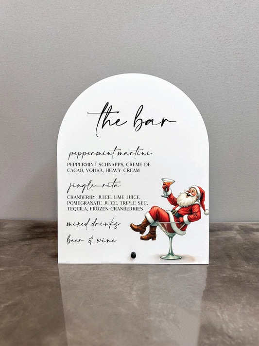 Santa Bar Menu