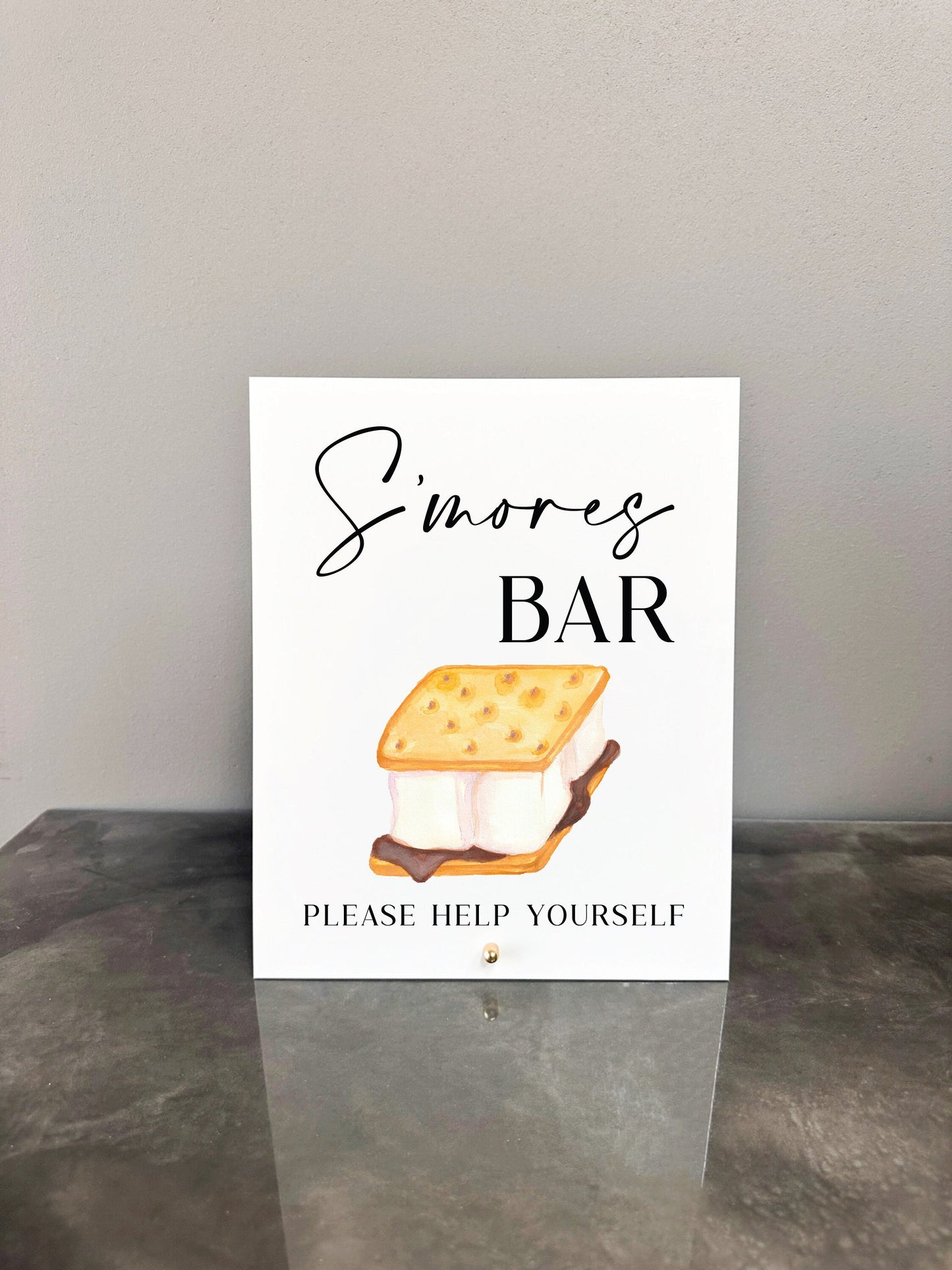 S'mores Bar Sign