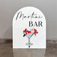 Santa Martini Bar Sign