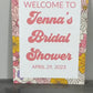 Acrylic Bridal Shower Welcome Sign