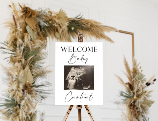 Sonogram Welcome Sign