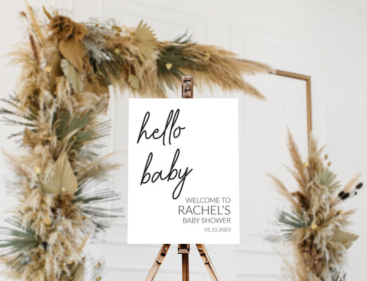 Hello Baby Welcome Sign