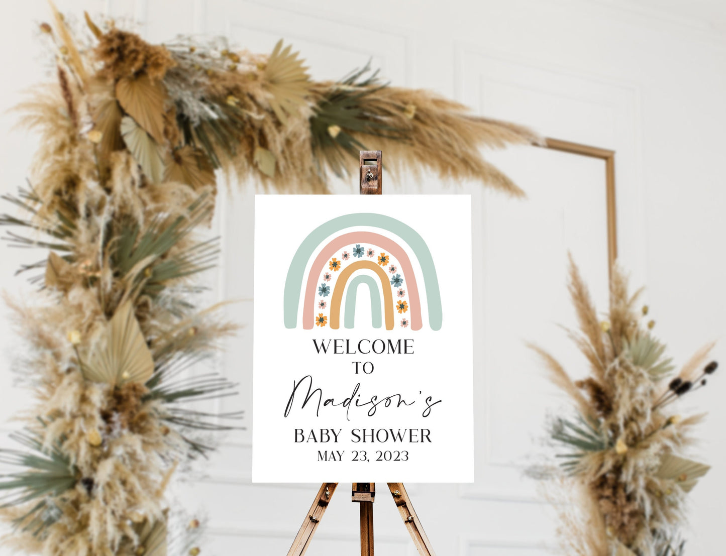 Acrylic Baby Shower Welcome Sign