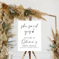 Bridal Shower Acrylic Welcome Sign