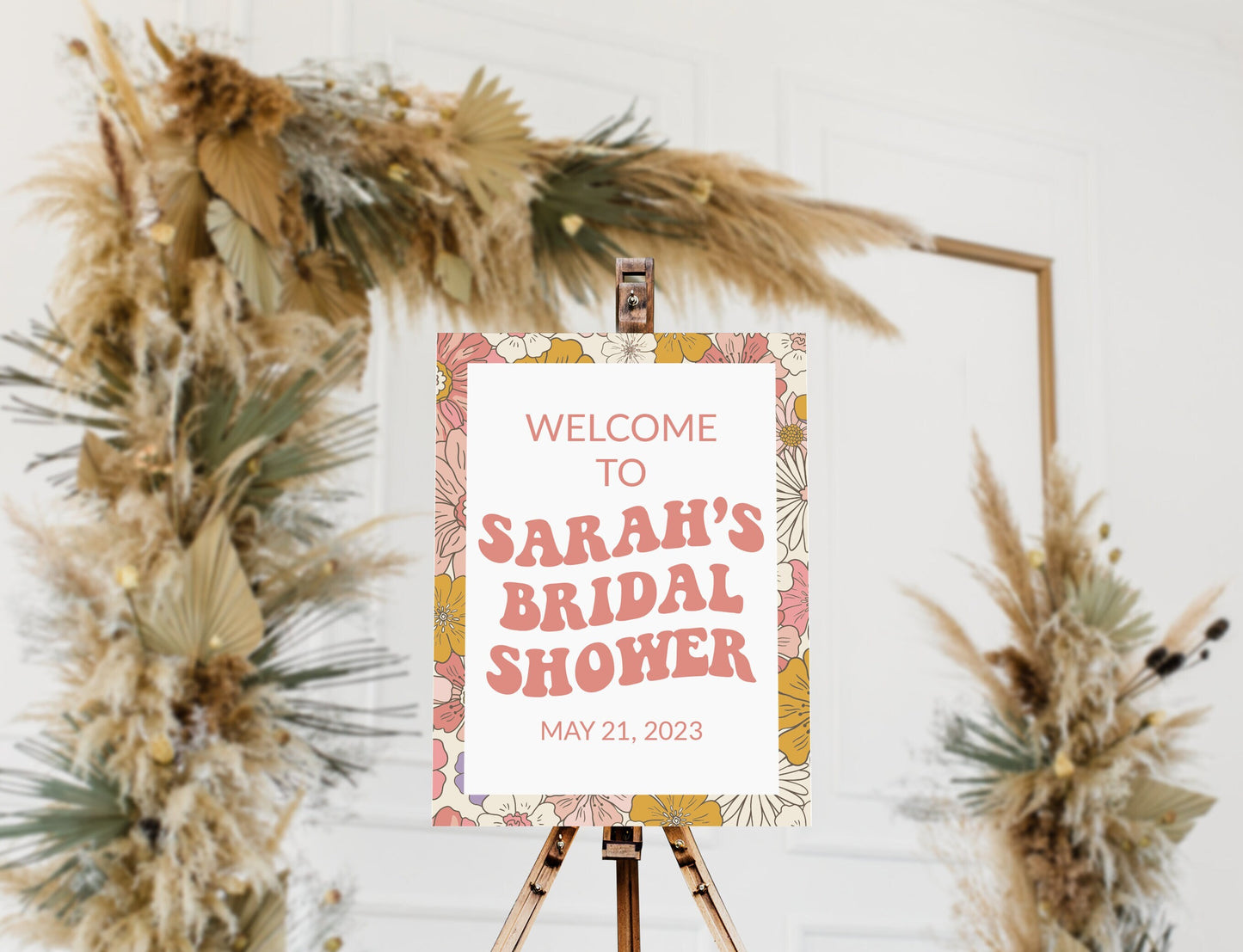 Acrylic Bridal Shower Welcome Sign