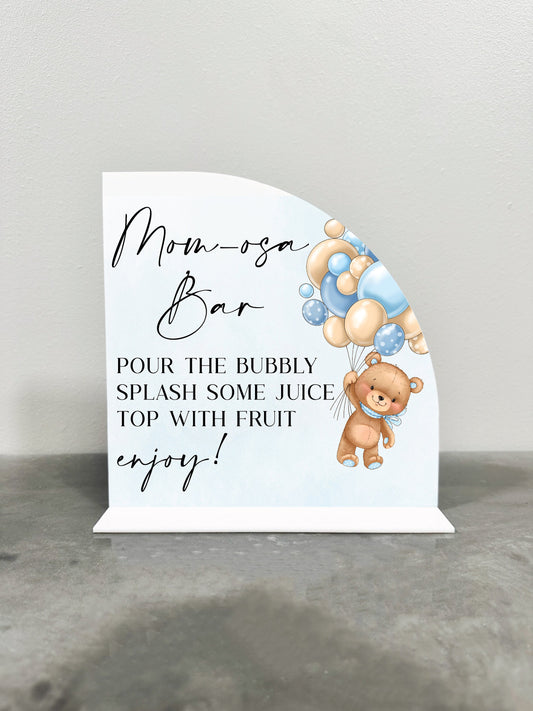 Bar Menu | Bear Mom-osa