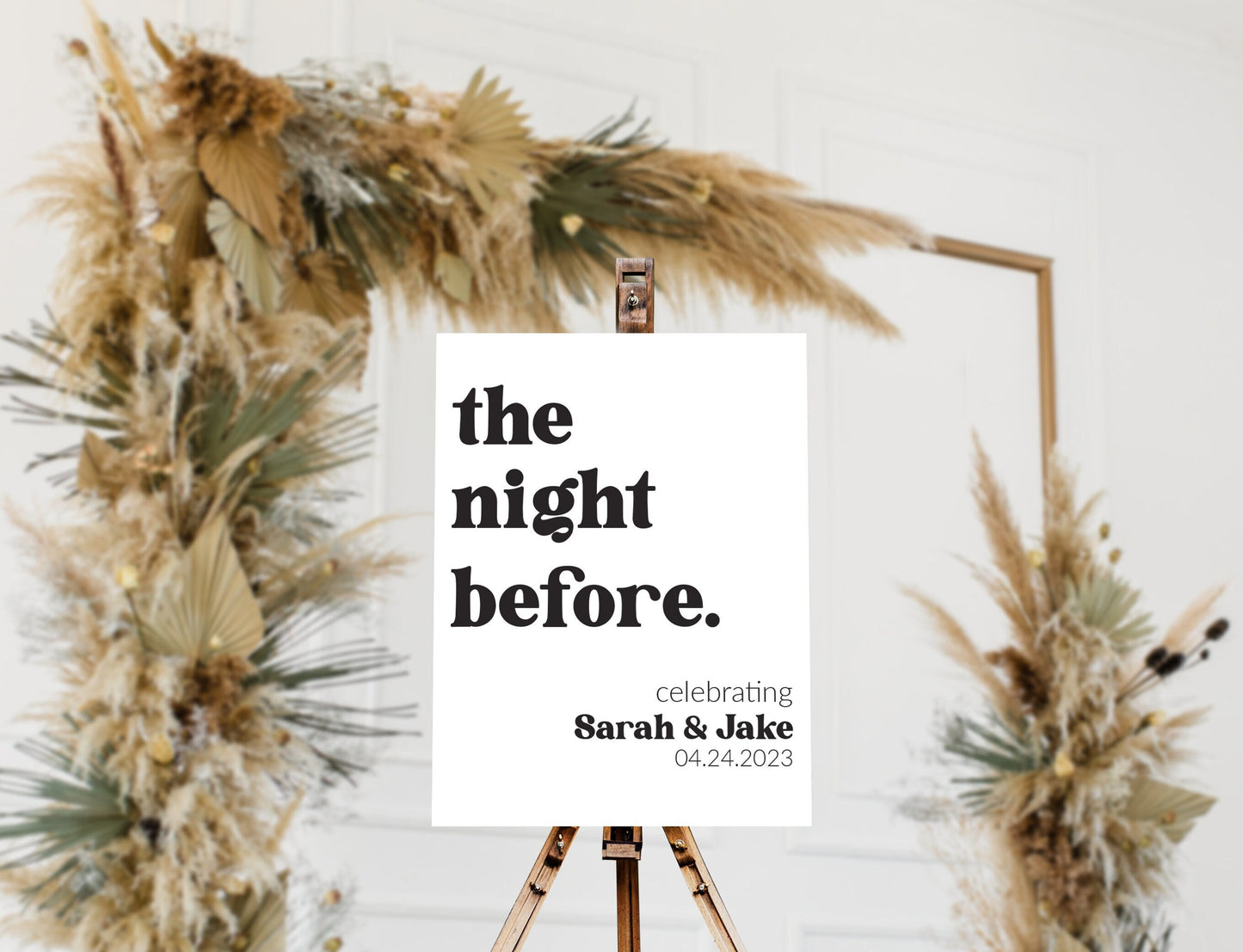 The Night Before Acrylic Sign