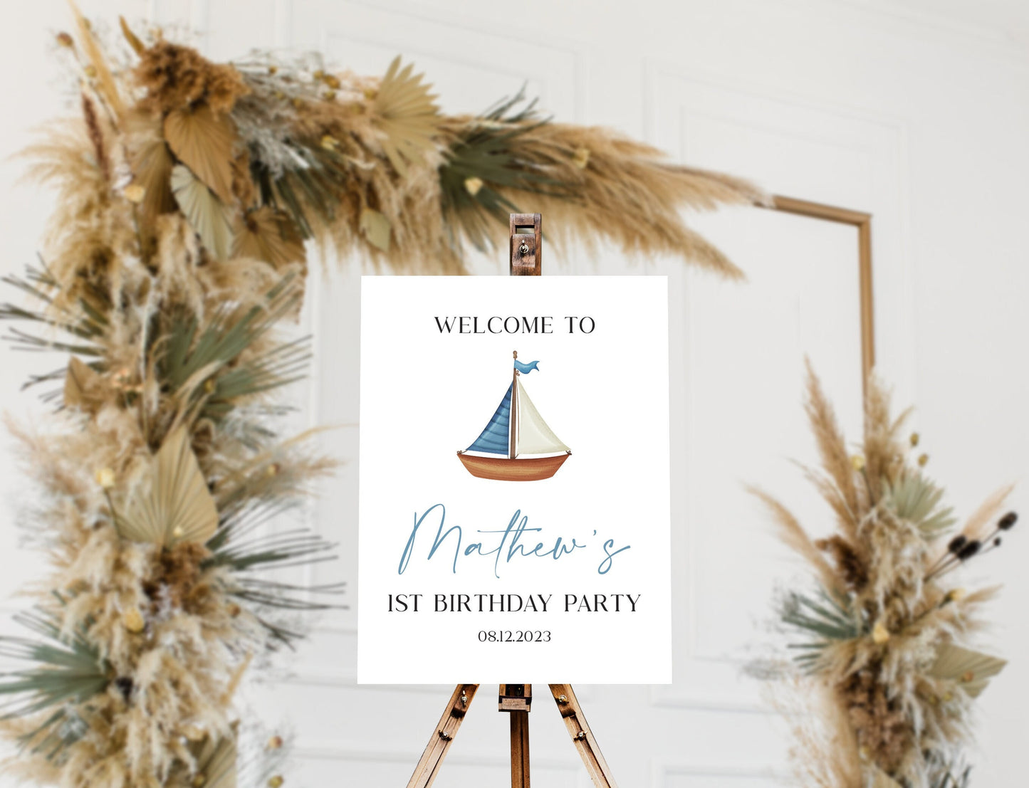 Nautical Birthday Acrylic Sign