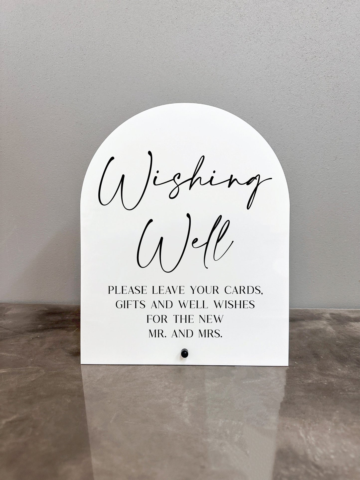 Wishing Well Sign