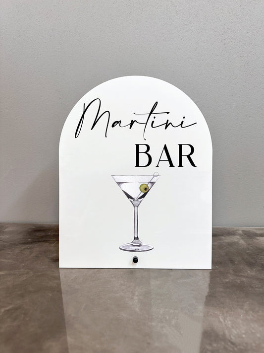 Martini Bar Sign