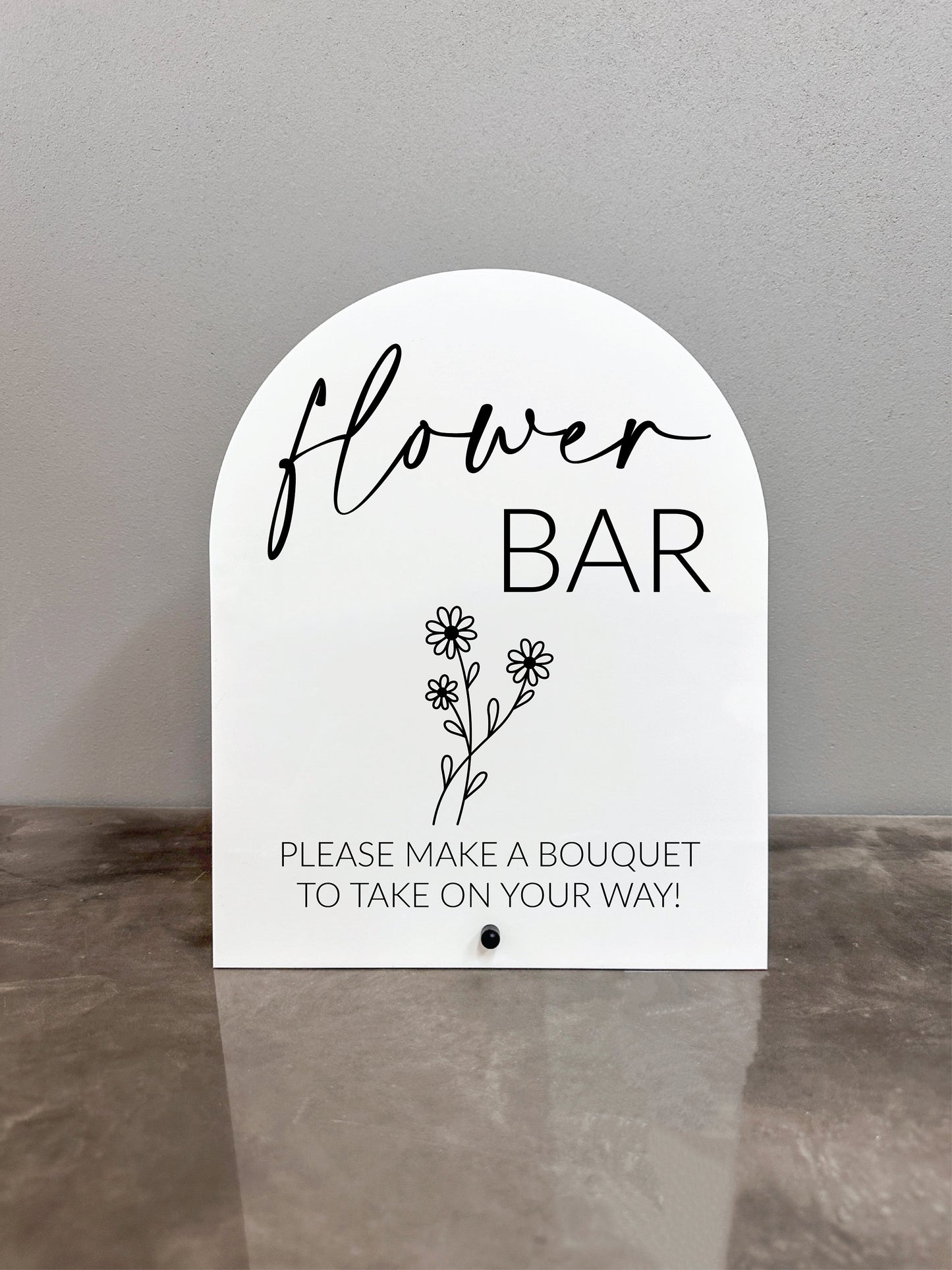 Flower Bar Sign