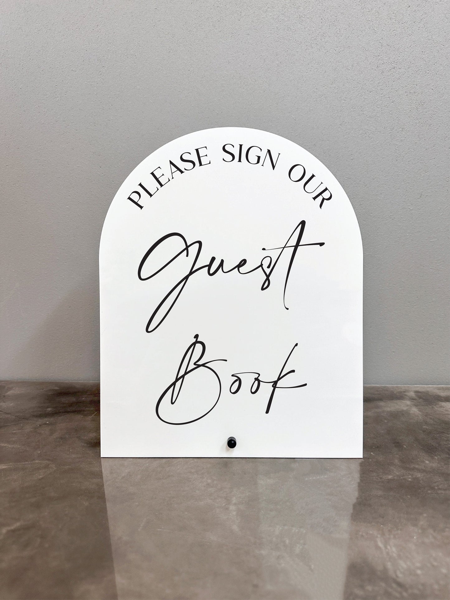 Please Sign Our Guestbook Sign