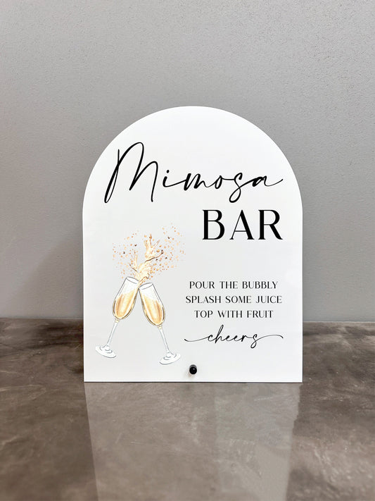 Mimosa Bar Sign