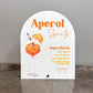 Bar Menu | Aperol Spritz