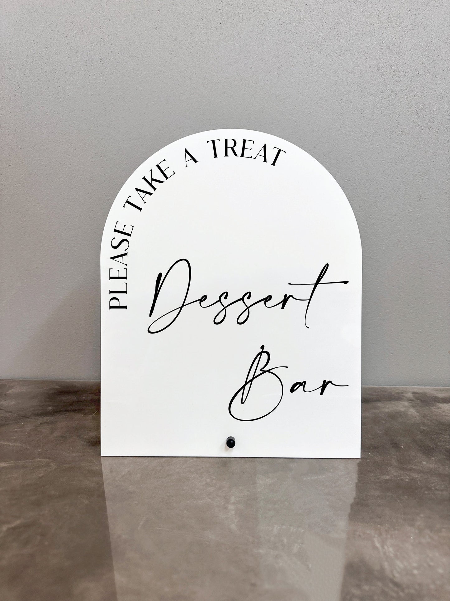 Dessert Bar Please Take A Treat Sign