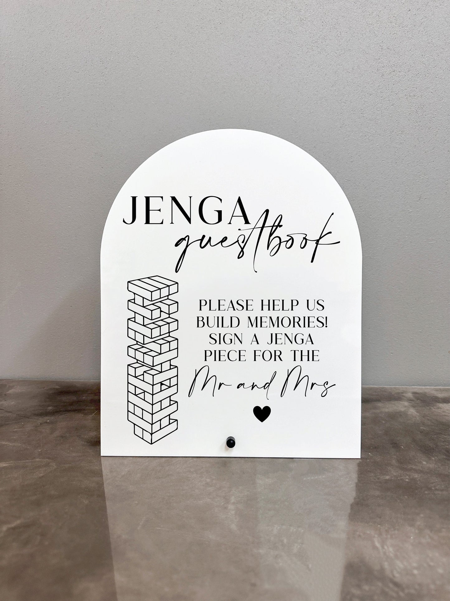 Jenga Guest Book