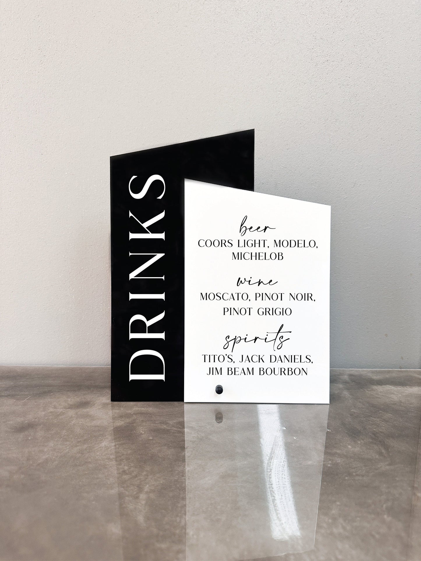 Bar Menu | Drinks Menu