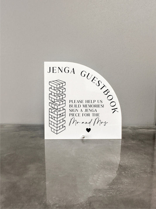 Jenga Guest Book