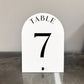 Arch Table Numbers