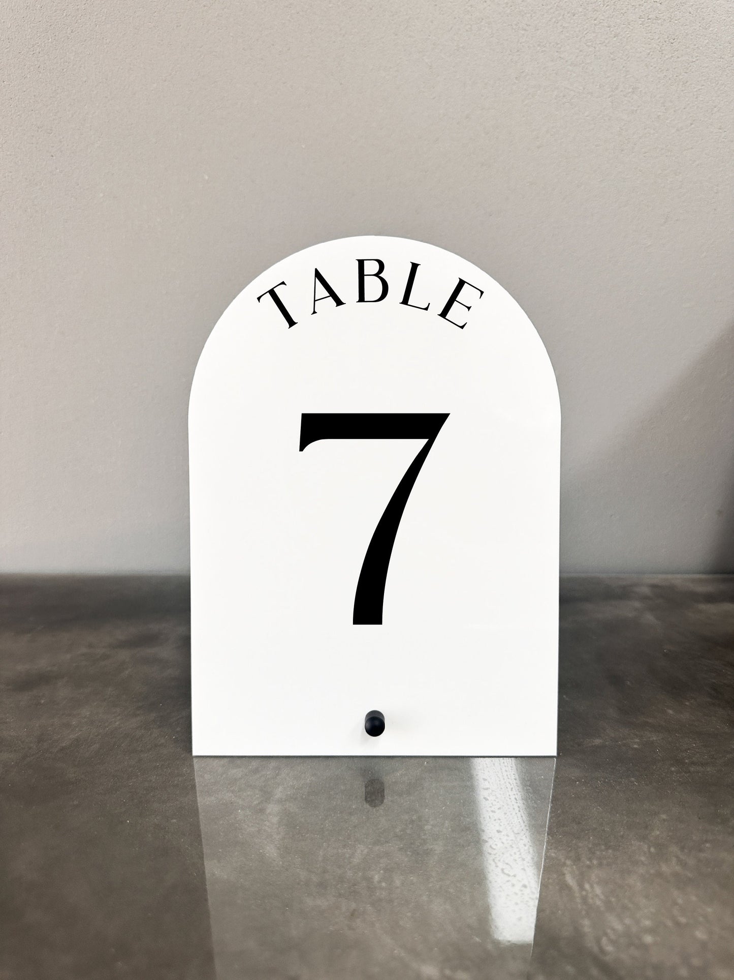 Arch Table Numbers