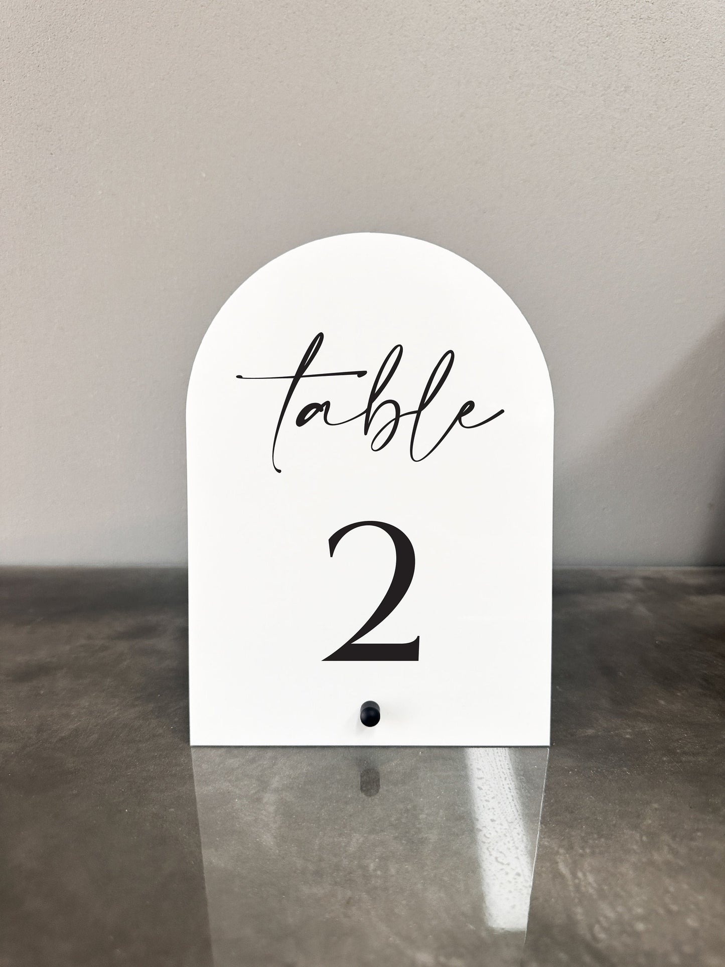 Arch Table Numbers