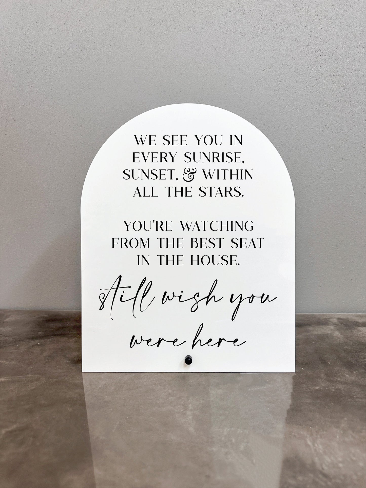 Wedding Memorial Sign