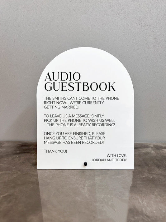 Audio Guestbook