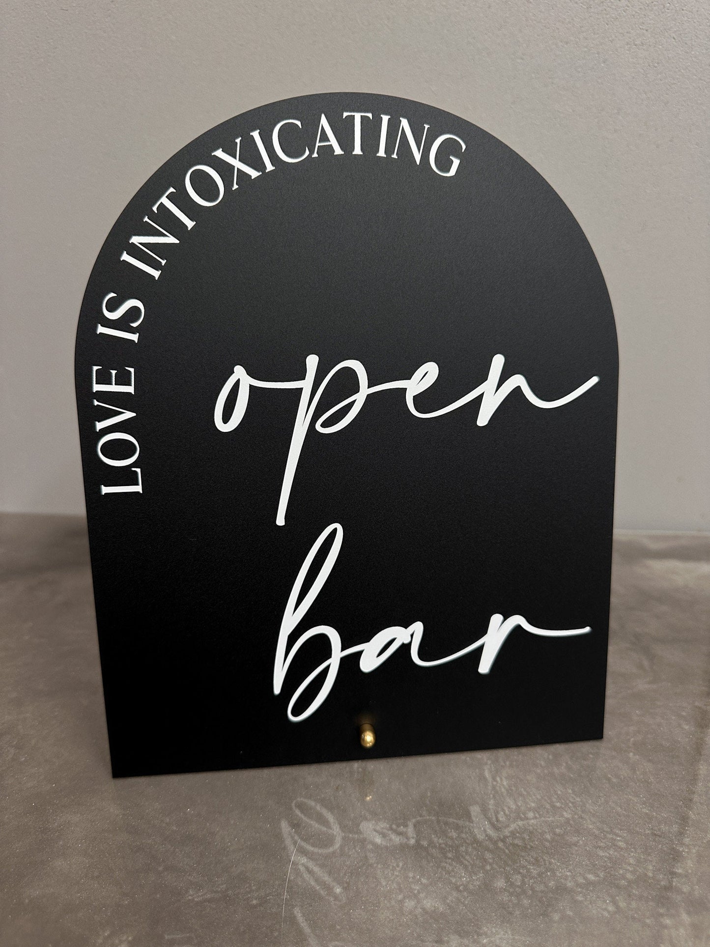 Love Is Intoxicating Open Bar