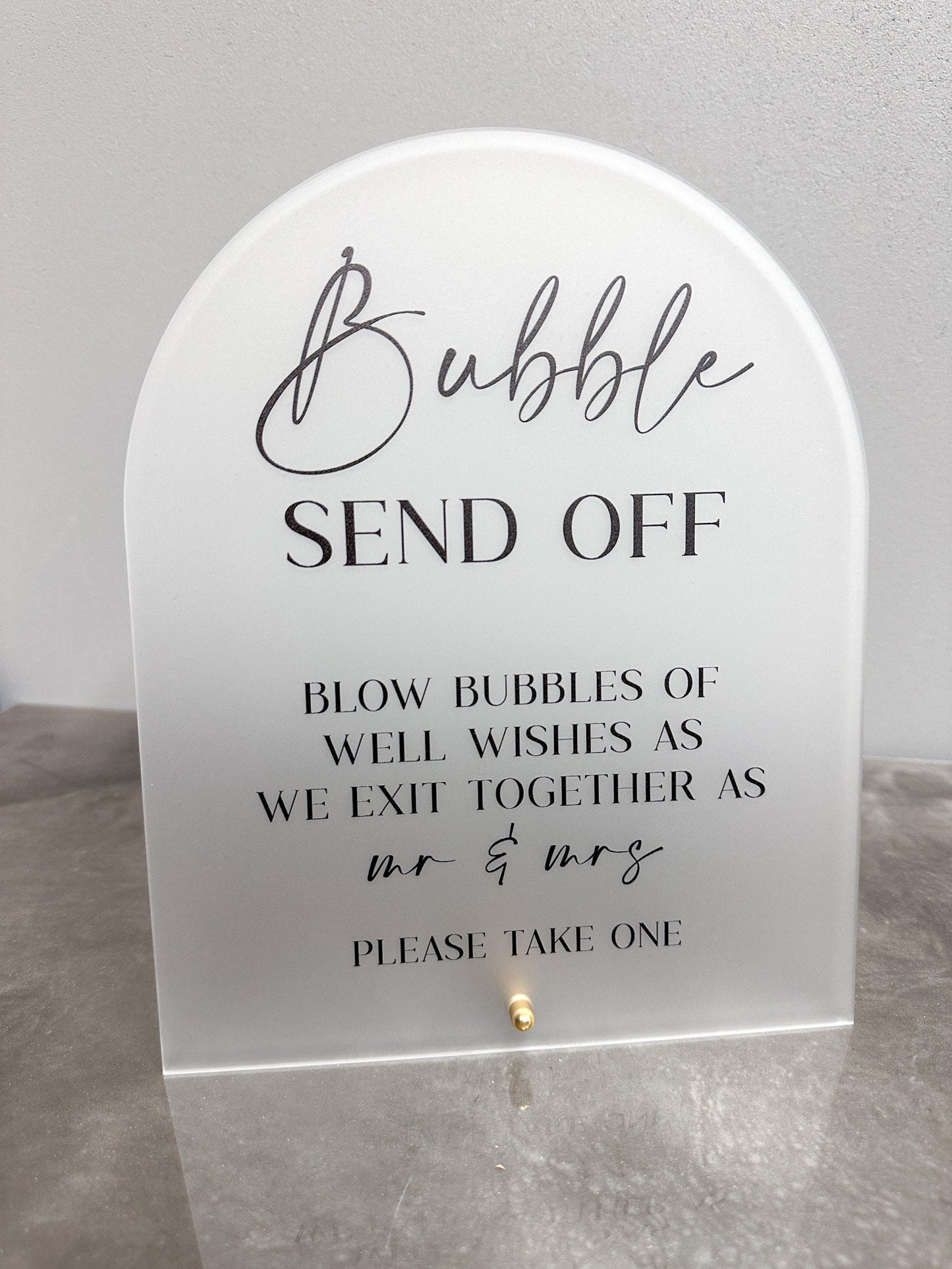 Bubble Send Off