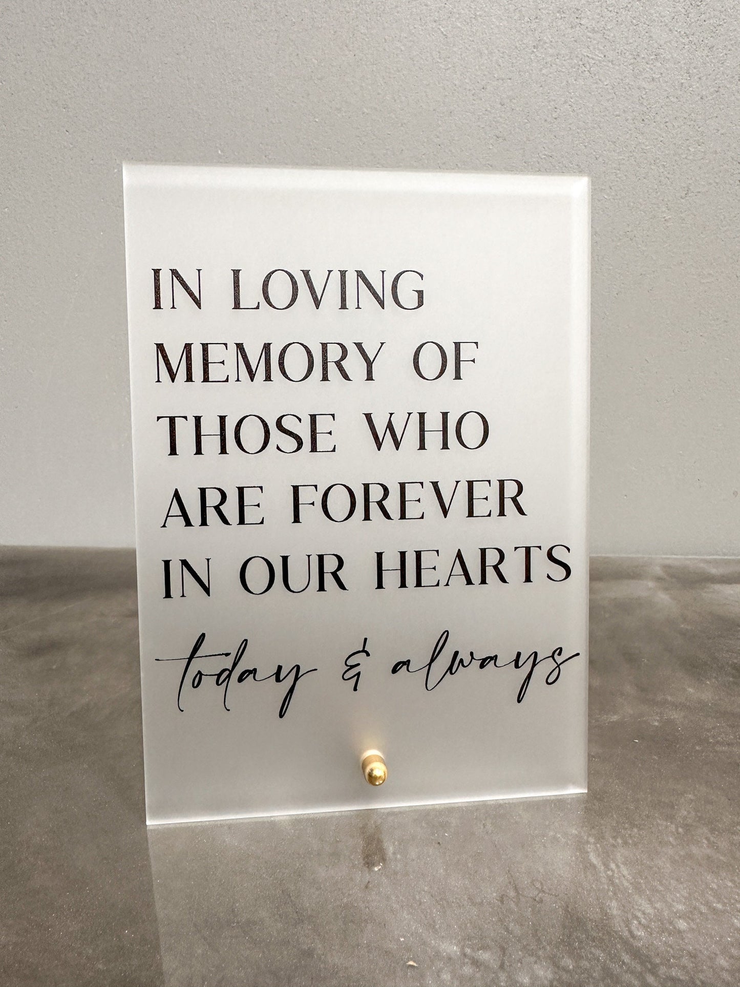 In Loving Memory