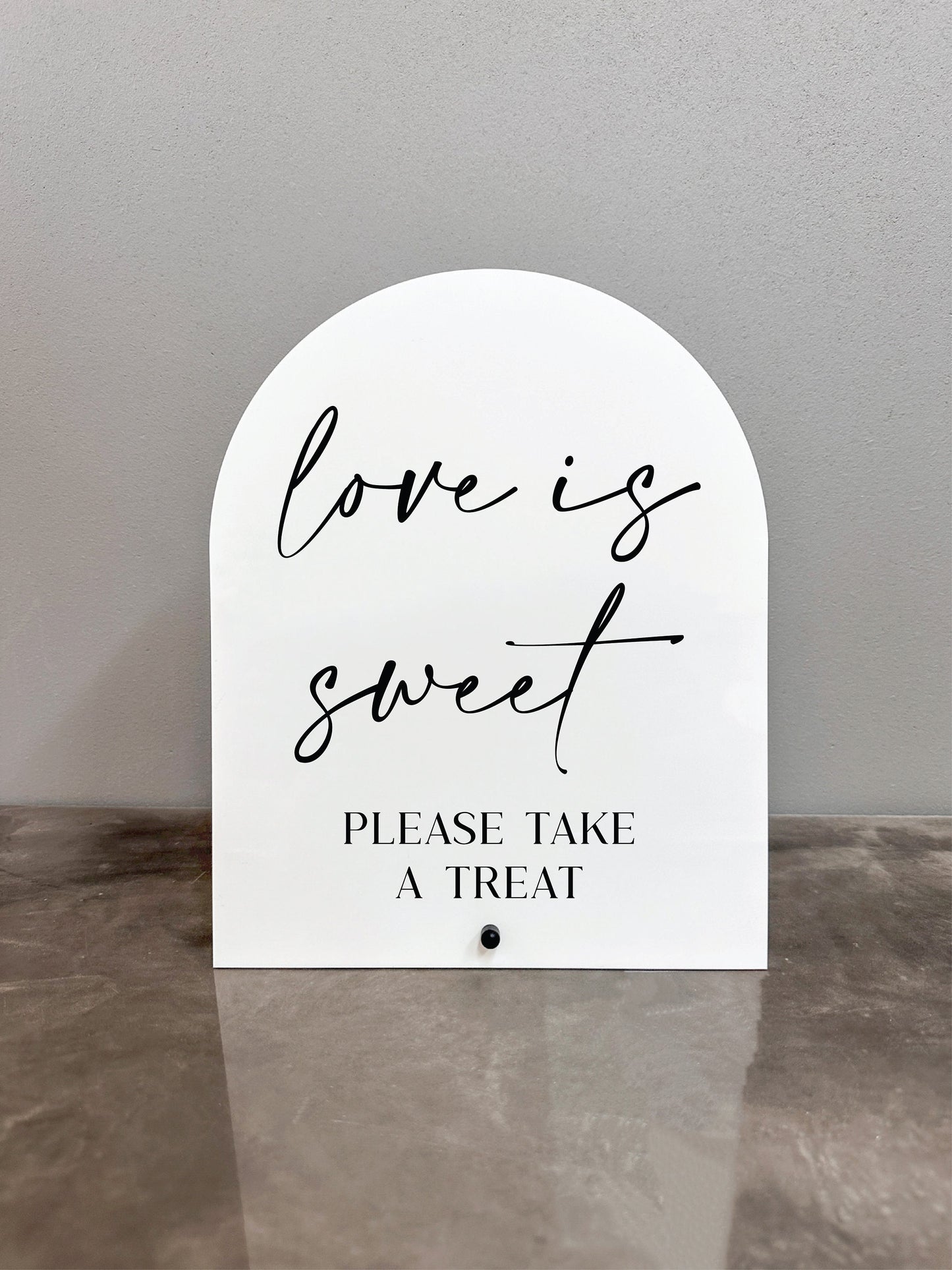 Love Is Sweet Please Take A Treat Sign