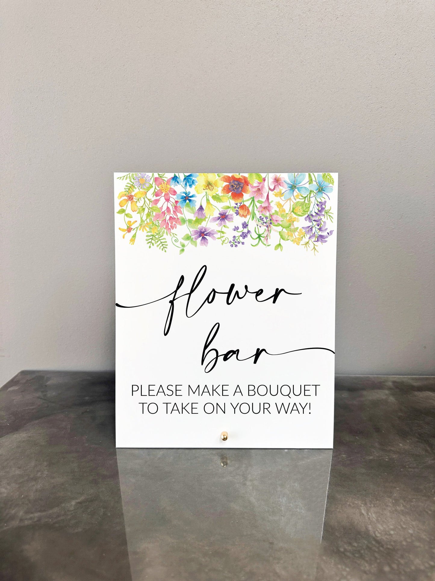 Flower Bar Sign